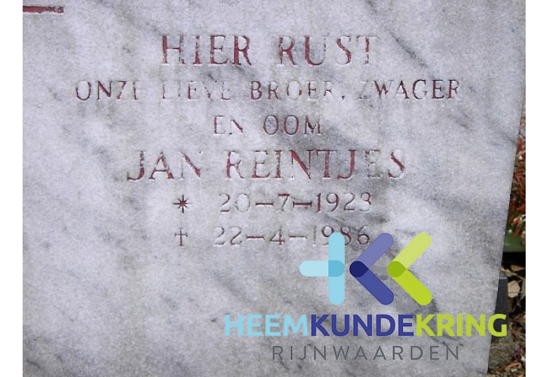 Grafstenen kerkhof Herwen Coll. HKR (83) J.Reintjes